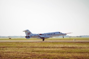 learjet flight