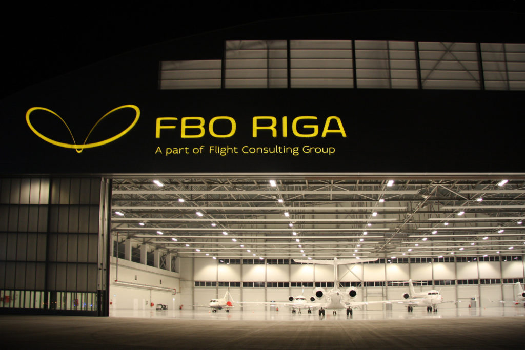 17. Hangar with airplanes inside